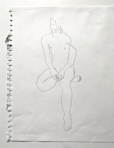 Waiting. Drawing