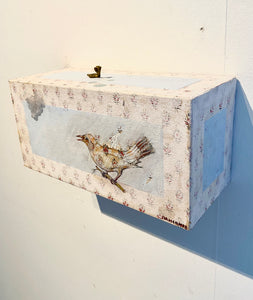 Snake and Bird on a Branch. WallBox